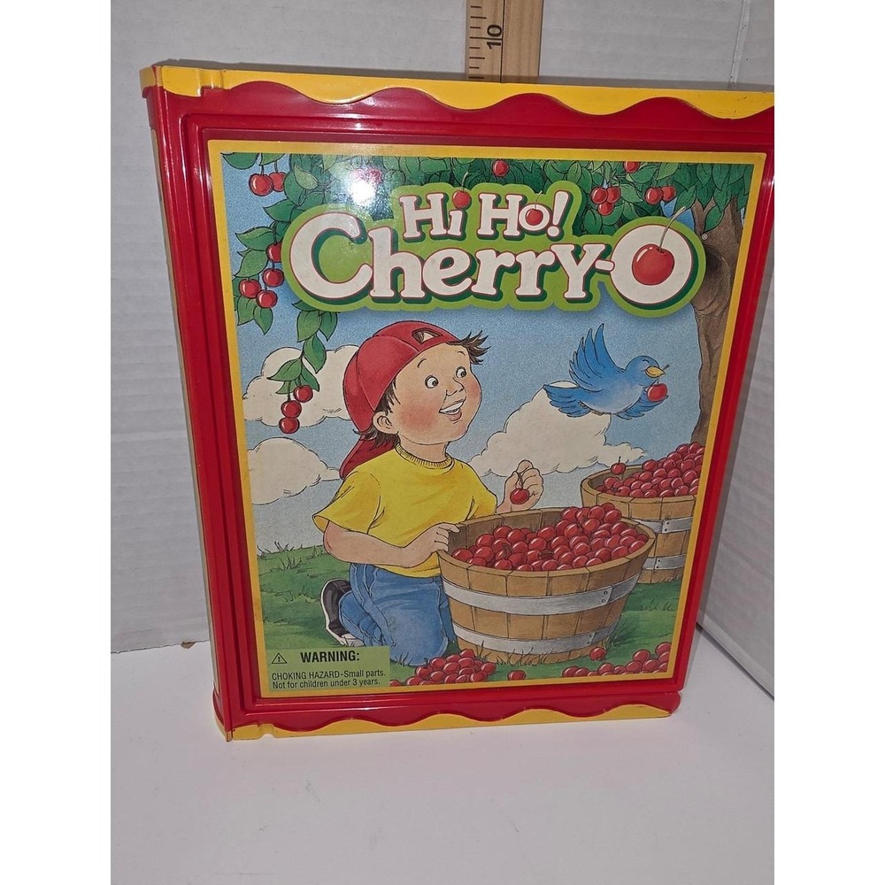 vintage Hi Ho! Cherry-O board game packaged in a plastic book-style storage case